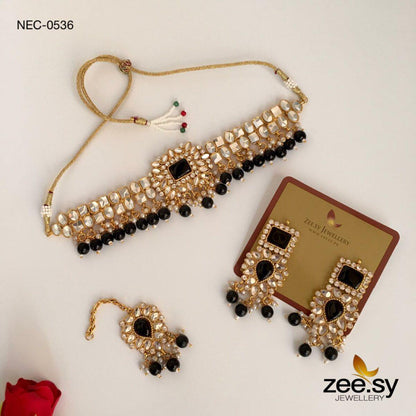 Kundan Necklace-0536 - Necklace Sets 
