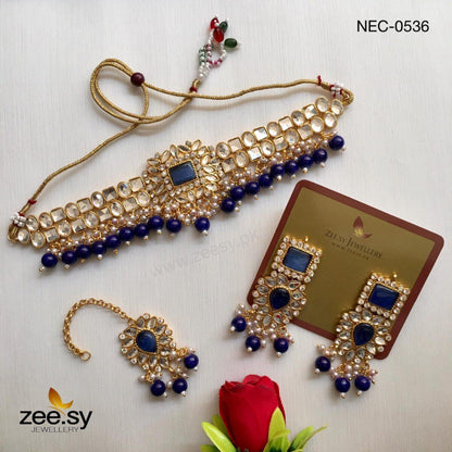 Kundan Necklace-0536 - Necklace Sets 