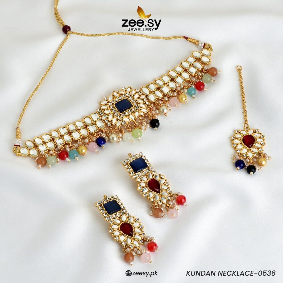 Kundan Necklace-0536 - Necklace Sets 