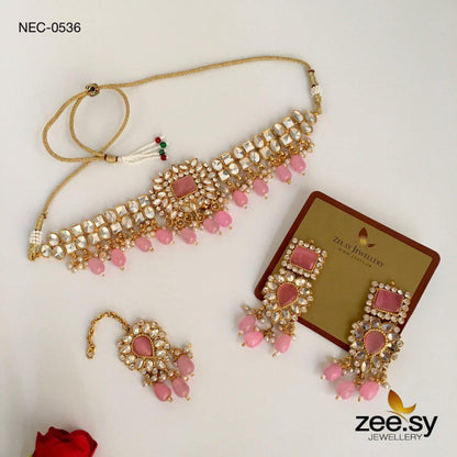 Kundan Necklace-0536 - Necklace Sets 