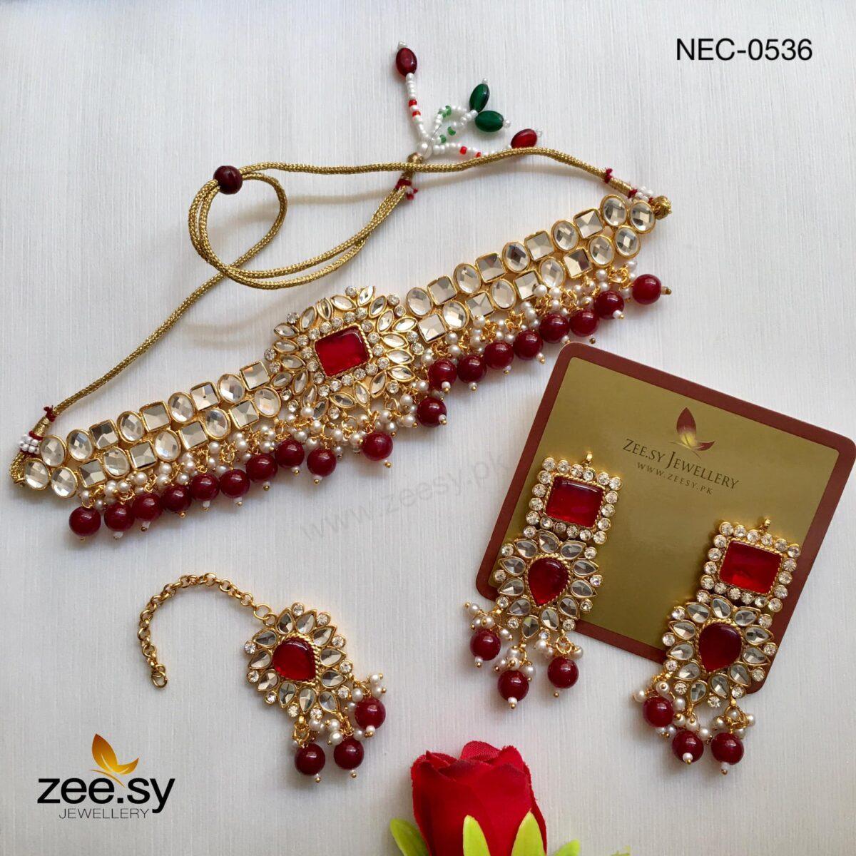 Kundan Necklace-0536 - Necklace Sets 