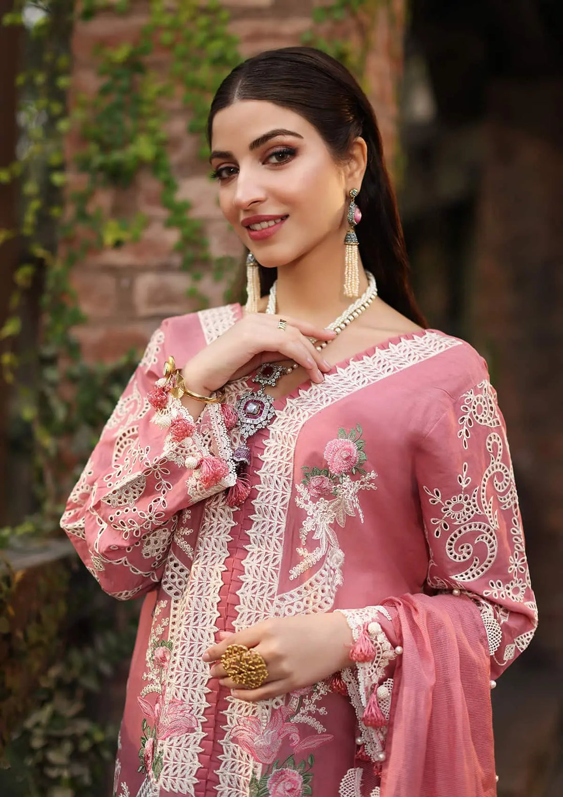 Kahf Premium | Festive Lawn 24 | KFL-13 ZEB - Ladies Clothes - Maria Faisal