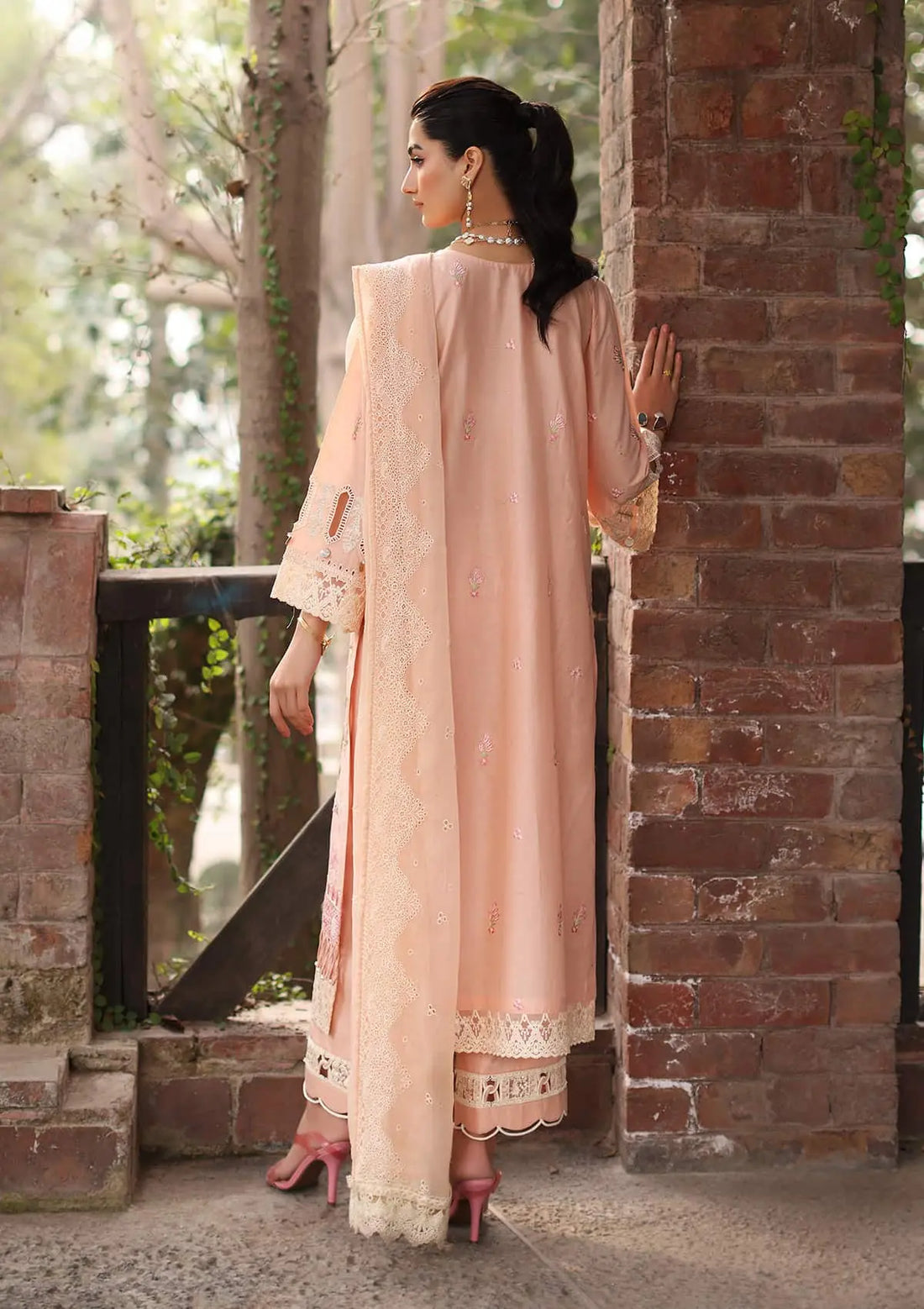 Kahf Premium | Festive Lawn 24 | KFL-11 MAAHRU - Ladies Clothes - Maria Faisal