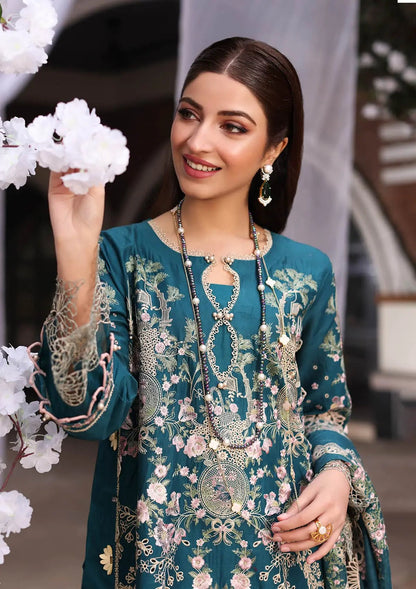 Kahf Premium | Festive Lawn 24 | KFL-09A BANO - Ladies Clothes - Maria Faisal