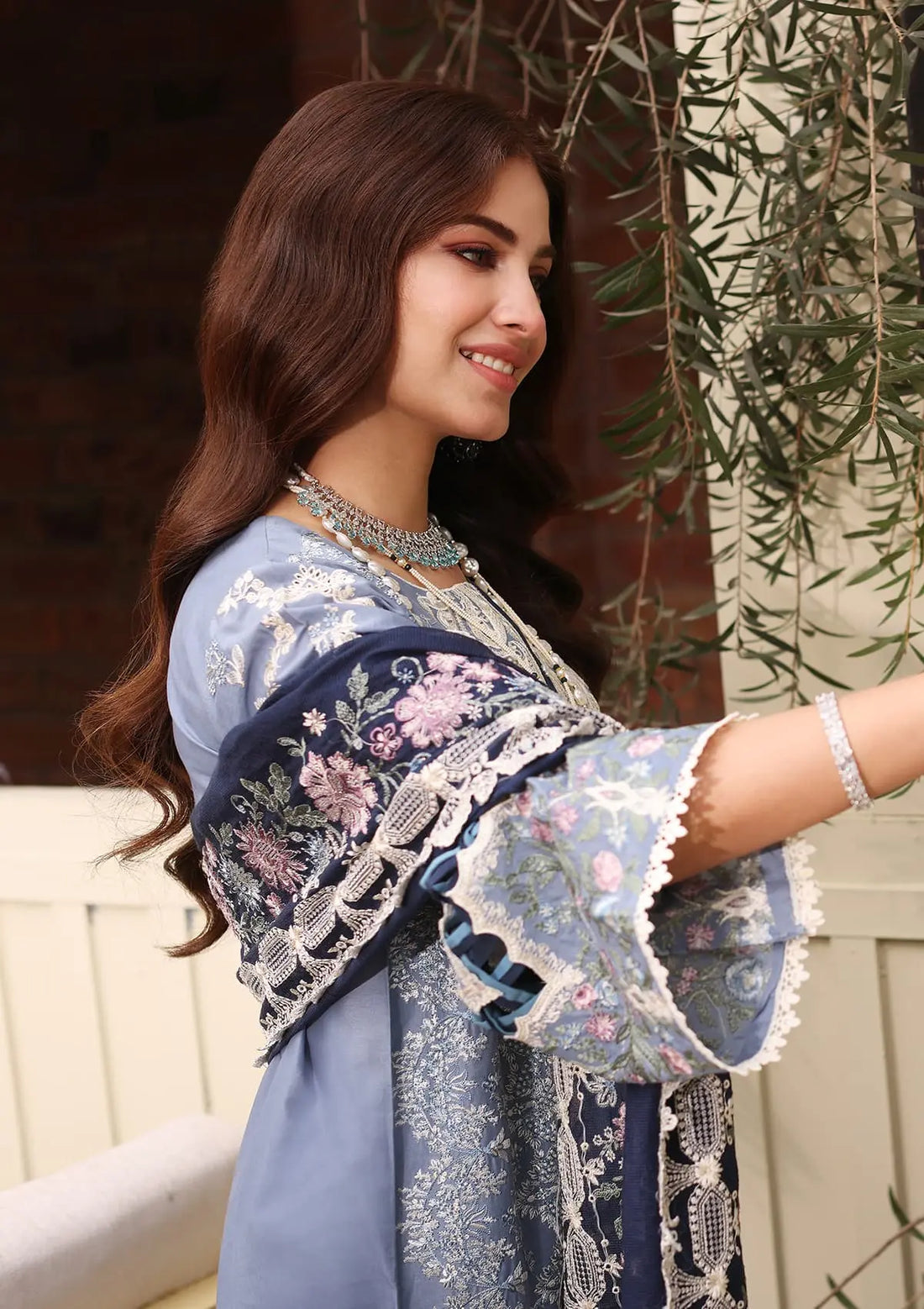 Kahf Premium | Festive Lawn 24 |KFL-04 KINZA - Ladies Clothes - Maria Faisal