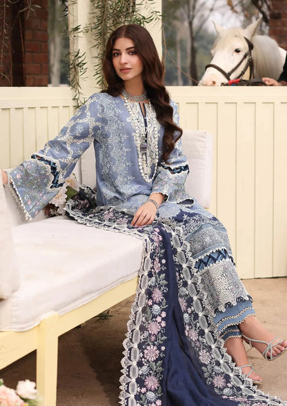 Kahf Premium | Festive Lawn 24 |KFL-04 KINZA - Ladies Clothes - Maria Faisal