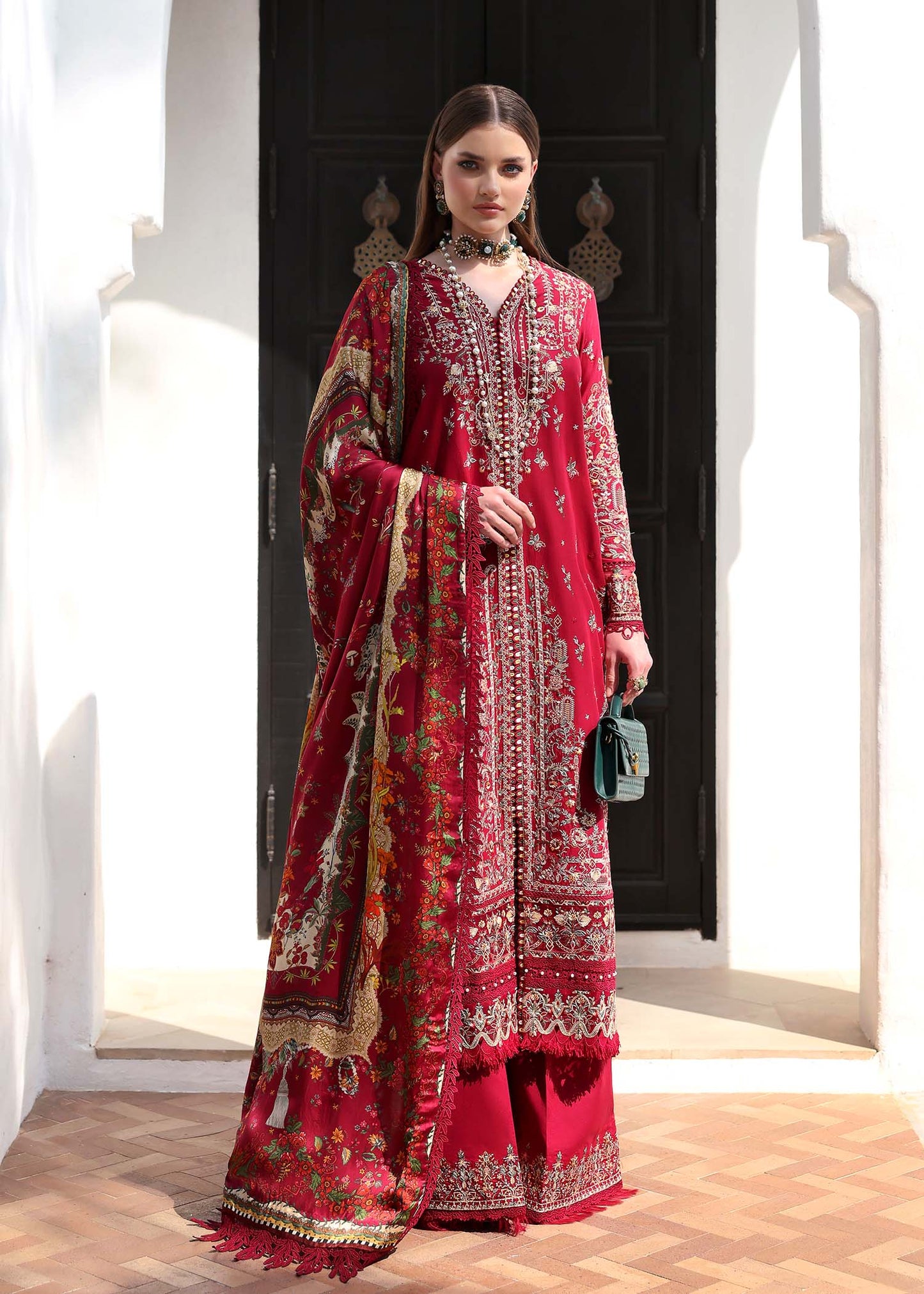 Kanwal Malik | Elysia Luxury Lawn 25 | Marina by Maria Faisal - Registered Vendor of : Kanwal Malik - type : Ladies Clothes - 100% original wedding dresses