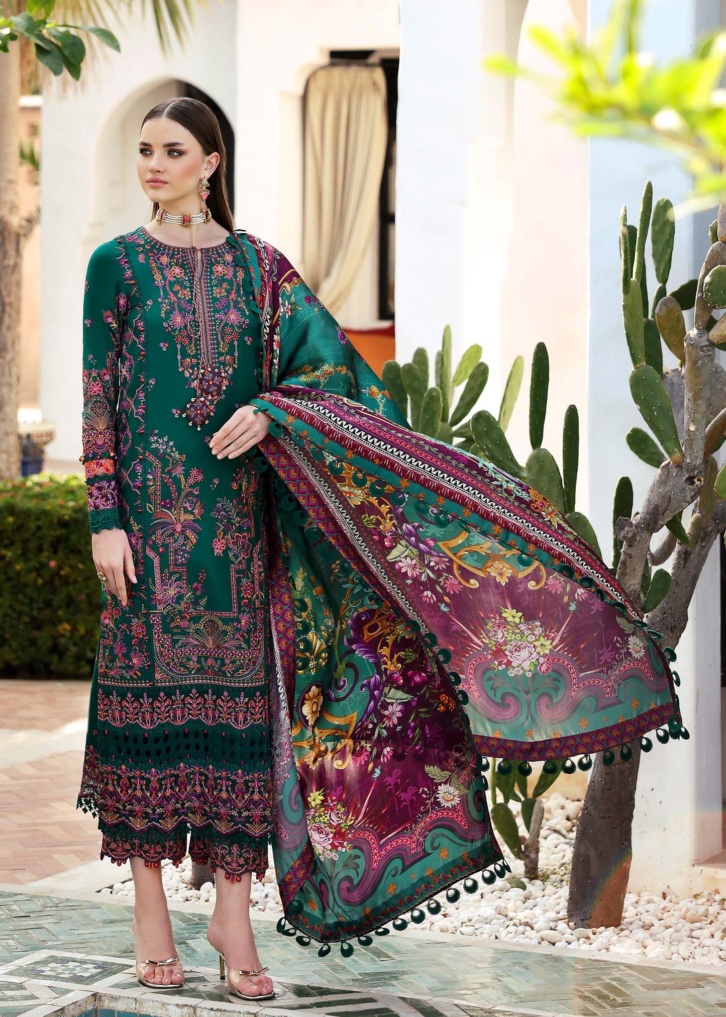 Kanwal Malik | Elysia Luxury Lawn 25 | Sierra by Maria Faisal - Registered Vendor of : Kanwal Malik - type : Ladies Clothes - 100% original wedding dresses