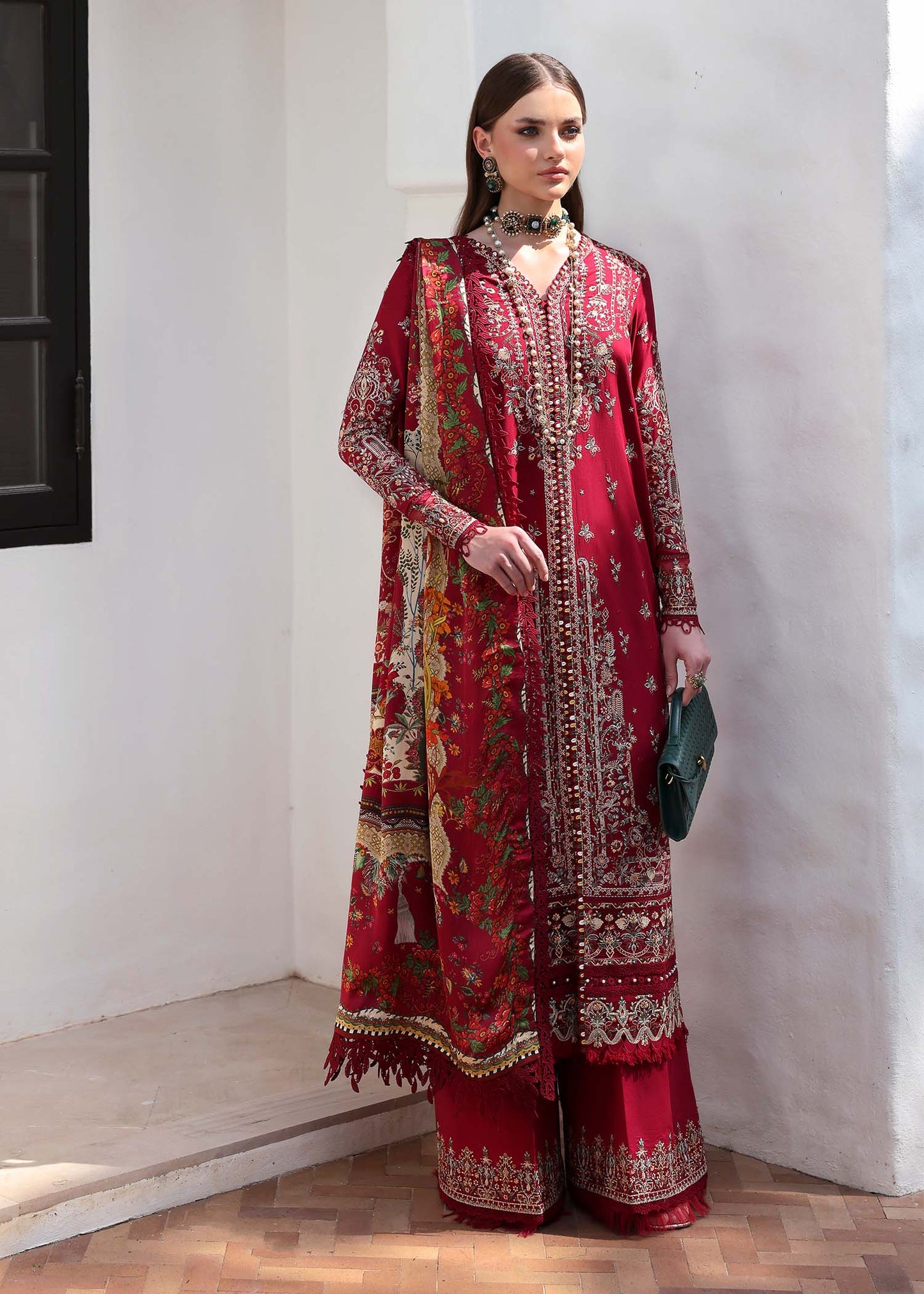 Kanwal Malik | Elysia Luxury Lawn 25 | Marina by Maria Faisal - Registered Vendor of : Kanwal Malik - type : Ladies Clothes - 100% original wedding dresses