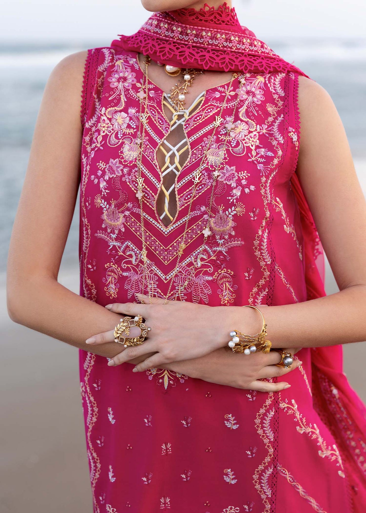 Kanwal Malik | Elysia Luxury Lawn 25 | Evaline by Maria Faisal - Registered Vendor of : Kanwal Malik - type : Ladies Clothes - 100% original wedding dresses