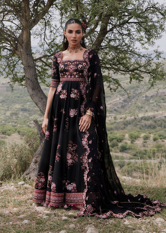 Hussain Rehar | Jinan 26 | Kashmala - Luxury Dress - available at Maria Faisal in UK and USA.