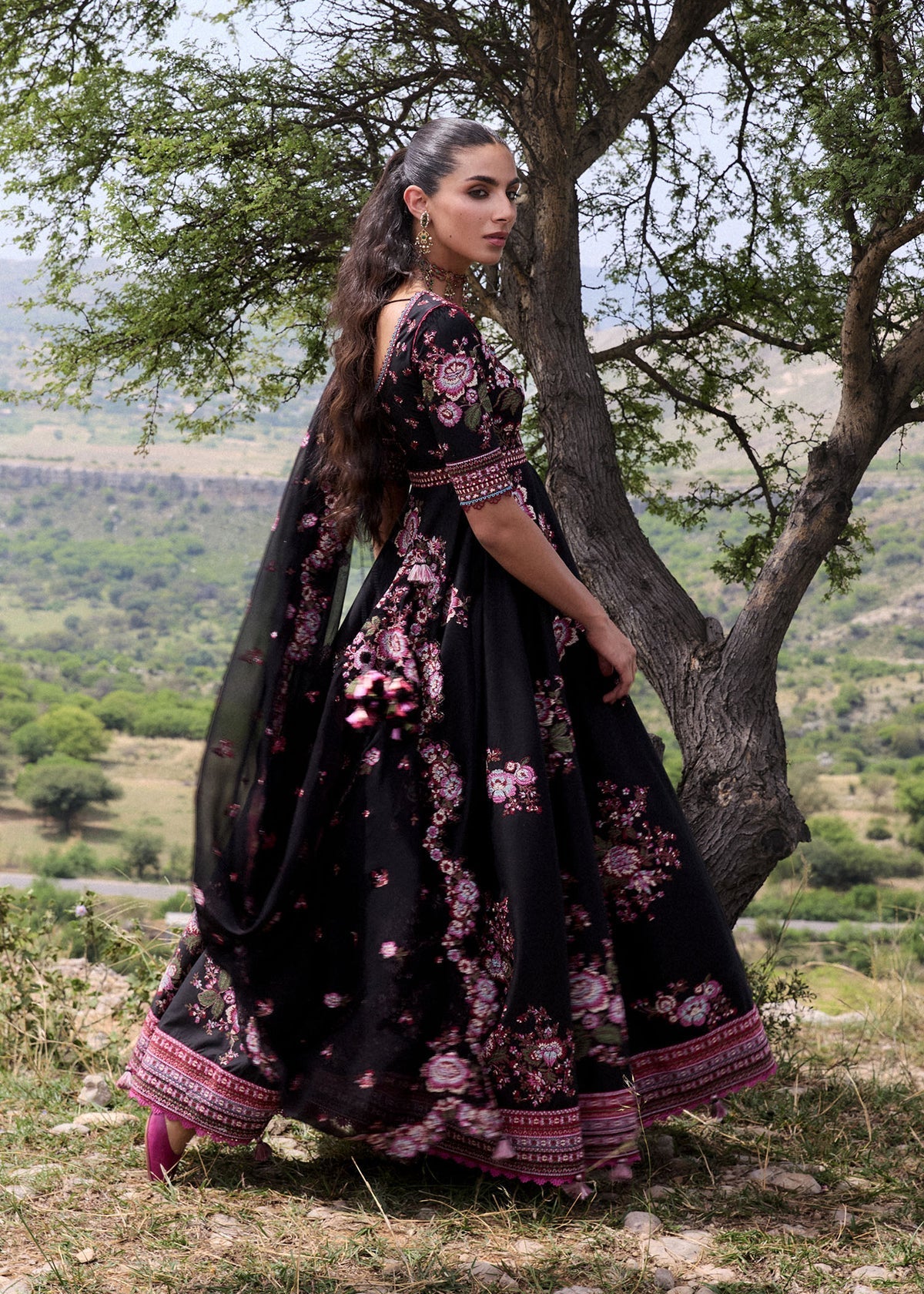 Hussain Rehar | Jinan 26 | Kashmala - Luxury Dress - available at Maria Faisal in UK and USA.