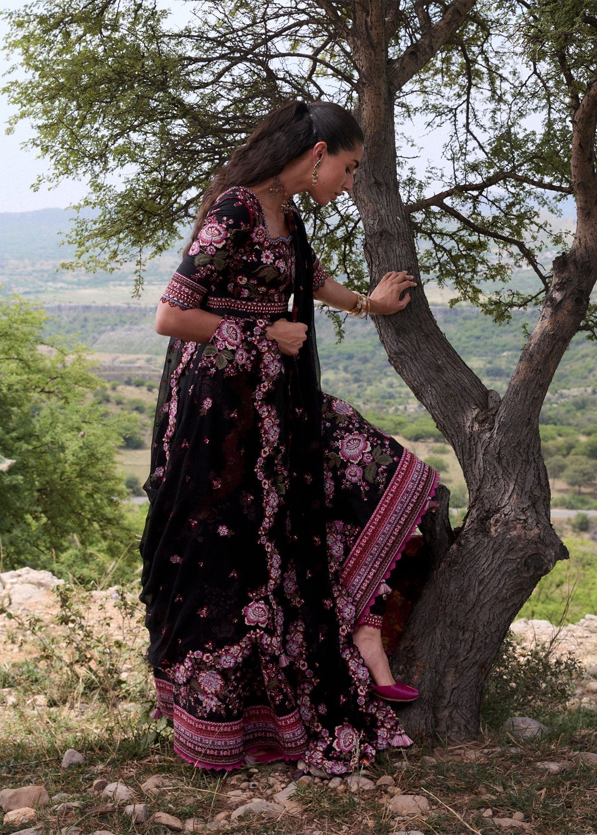 Hussain Rehar | Jinan 26 | Kashmala - Luxury Dress - available at Maria Faisal in UK and USA.