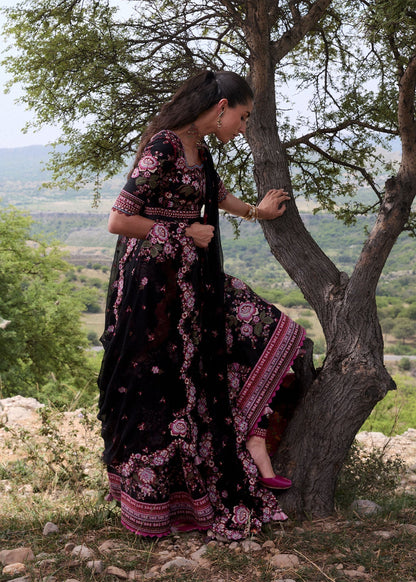 Hussain Rehar | Jinan 26 | Kashmala - Luxury Dress - available at Maria Faisal in UK and USA.