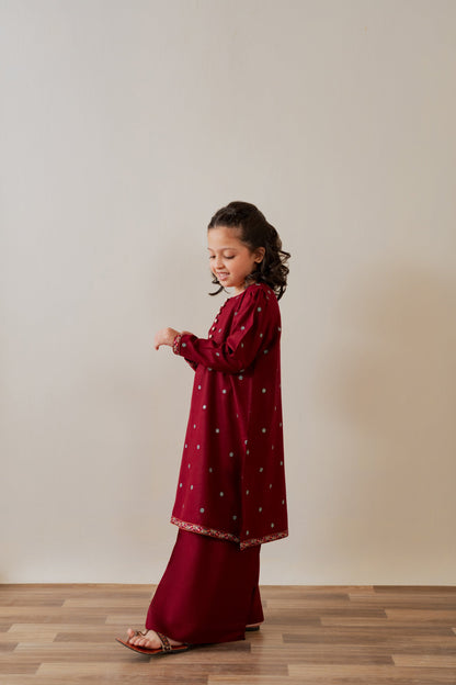 KKG-213 - by Maria Faisal - Registered Vendor of : Kastoor Kids - 100% Original Designer Dress.