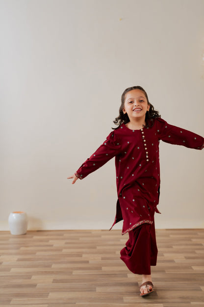KKG-213 - by Maria Faisal - Registered Vendor of : Kastoor Kids - 100% Original Designer Dress.