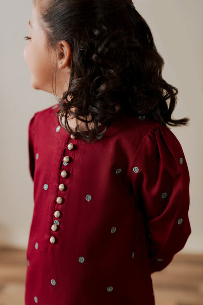 KKG-213 - by Maria Faisal - Registered Vendor of : Kastoor Kids - 100% Original Designer Dress.