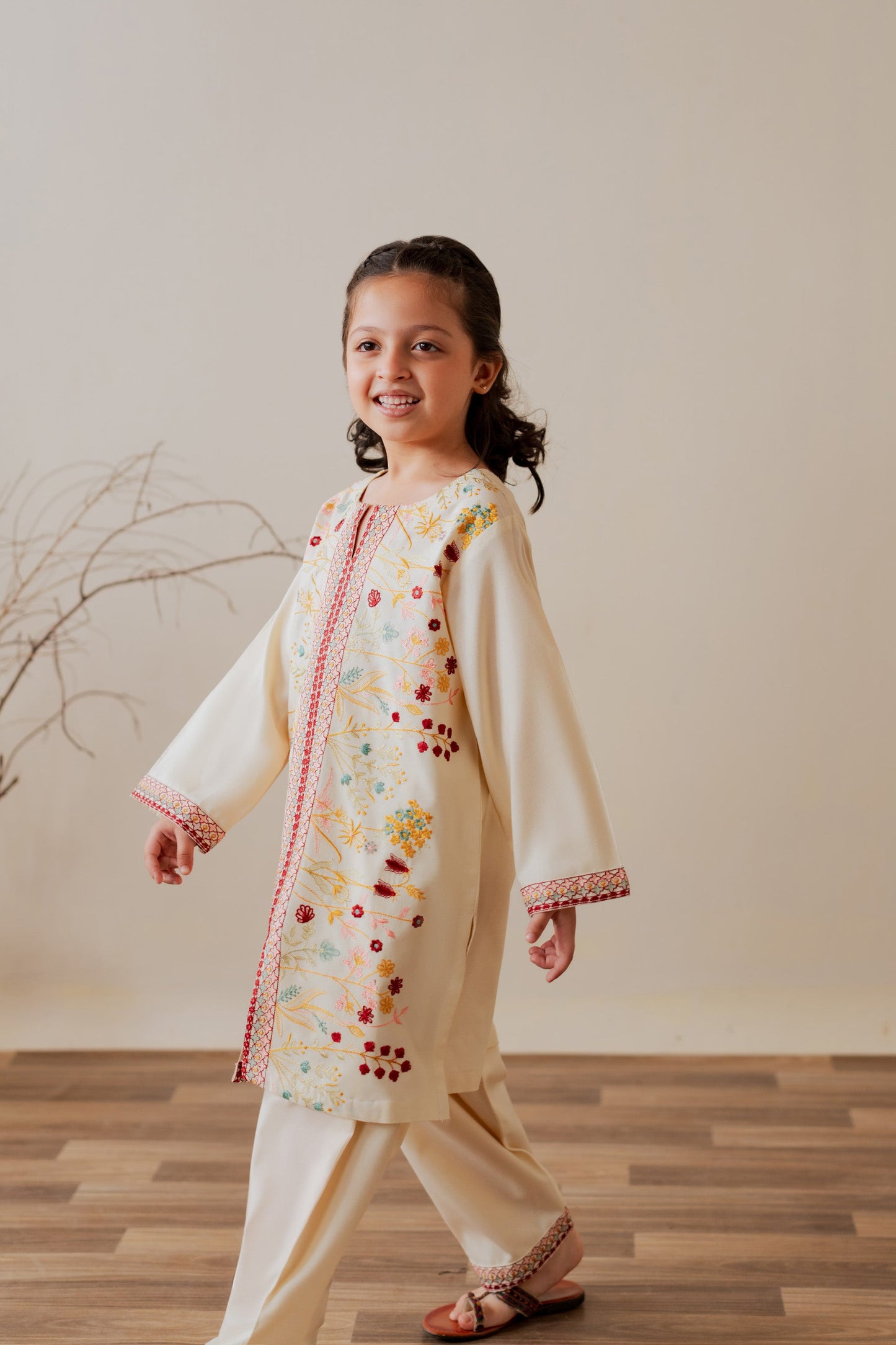 KKG-209 - by Maria Faisal - Registered Vendor of : Kastoor Kids - 100% Original Designer Dress.