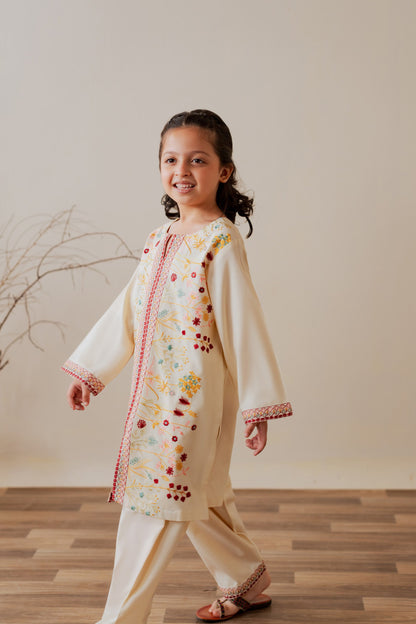 KKG-209 - by Maria Faisal - Registered Vendor of : Kastoor Kids - 100% Original Designer Dress.