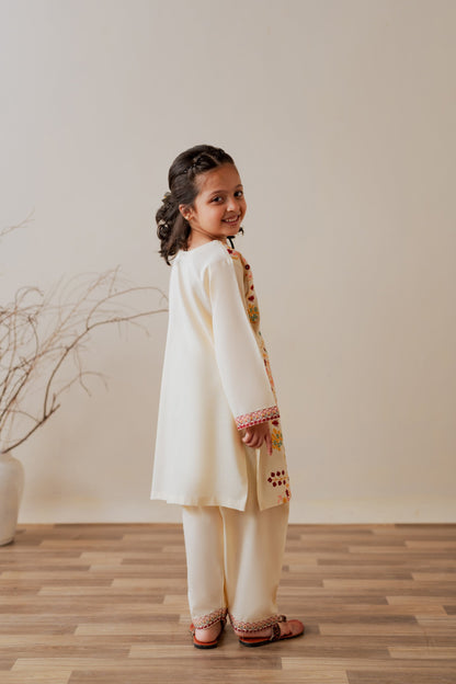 KKG-209 - by Maria Faisal - Registered Vendor of : Kastoor Kids - 100% Original Designer Dress.