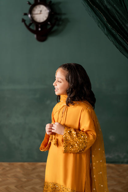 KKG-201 - by Maria Faisal - Registered Vendor of : Kastoor Kids - 100% Original Designer Dress.