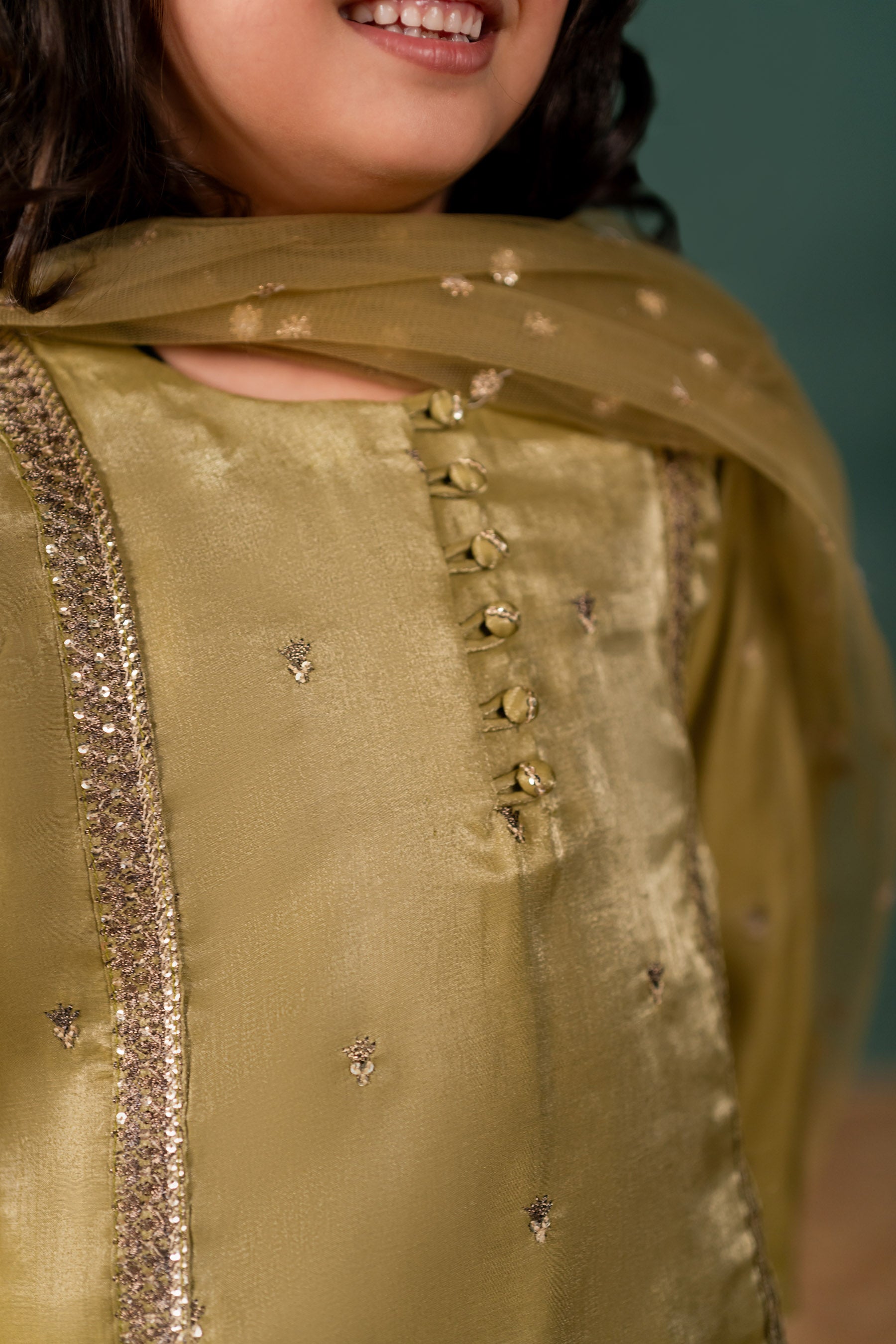 KKG-202 - by Maria Faisal - Registered Vendor of : Kastoor Kids - 100% Original Designer Dress.