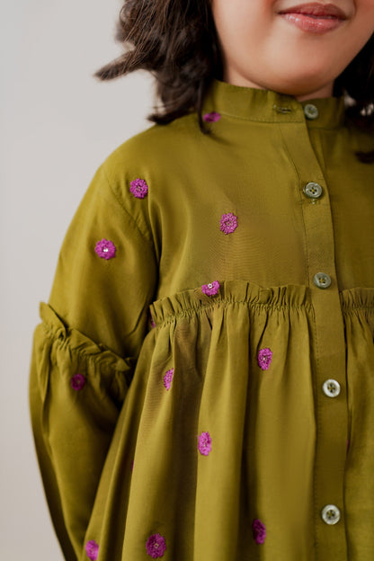 KKG-212 - by Maria Faisal - Registered Vendor of : Kastoor Kids - 100% Original Designer Dress.