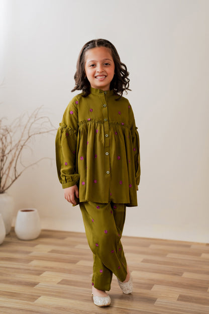 KKG-212 - by Maria Faisal - Registered Vendor of : Kastoor Kids - 100% Original Designer Dress.