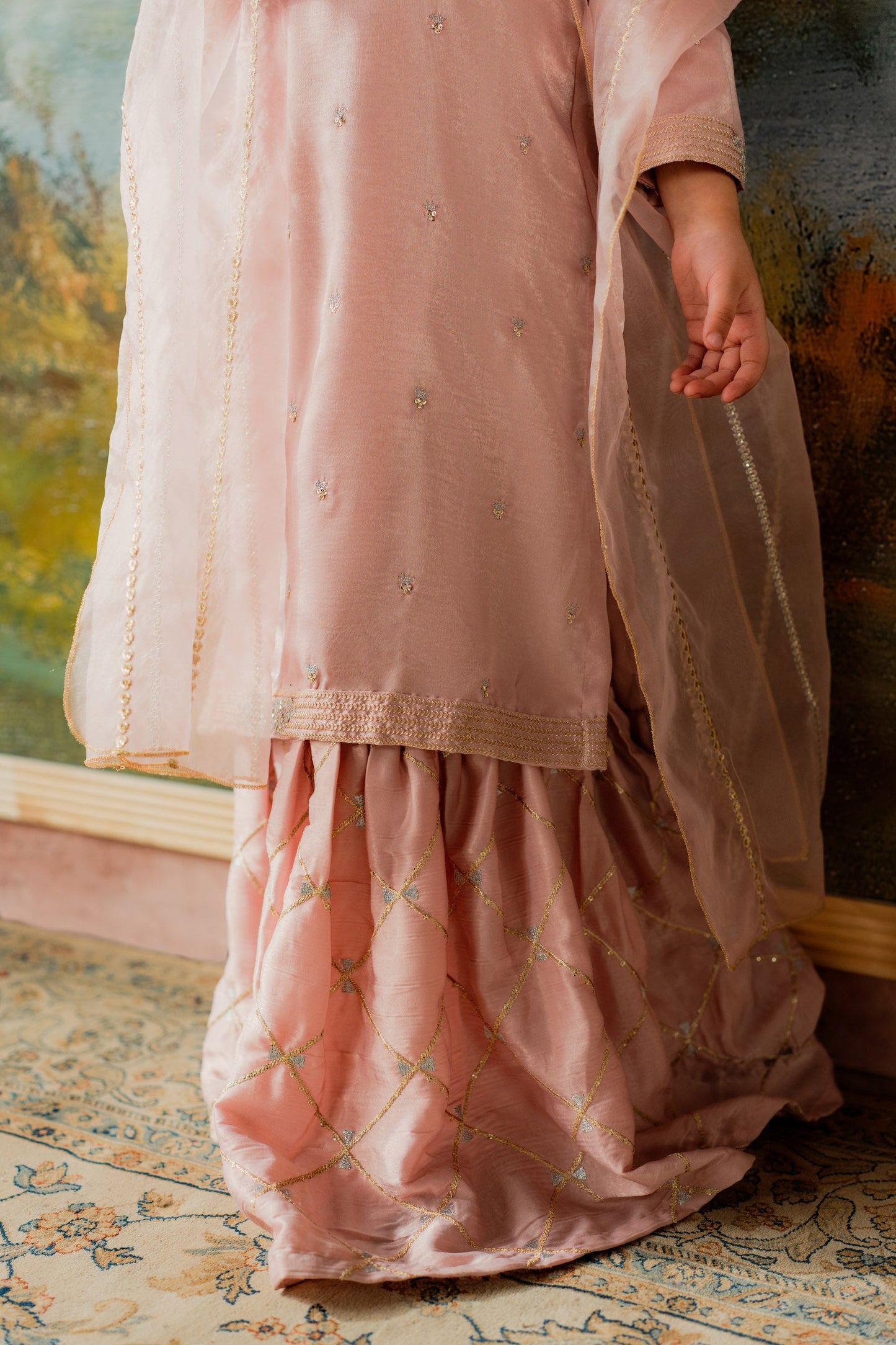 KKG-221 - by Maria Faisal - Registered Vendor of : Kastoor Kids - 100% Original Designer Dress.