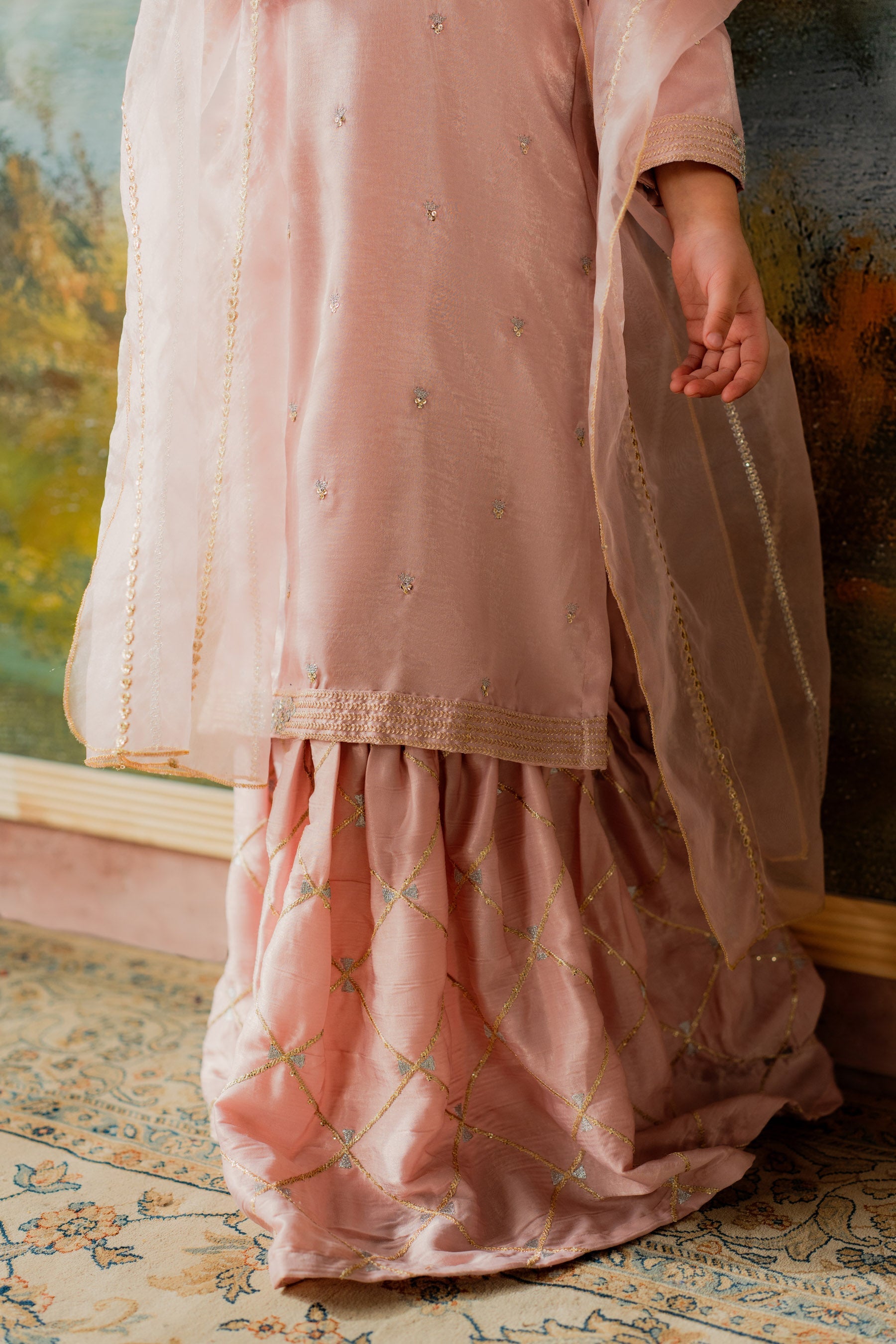KKG-221 - by Maria Faisal - Registered Vendor of : Kastoor Kids - 100% Original Designer Dress.
