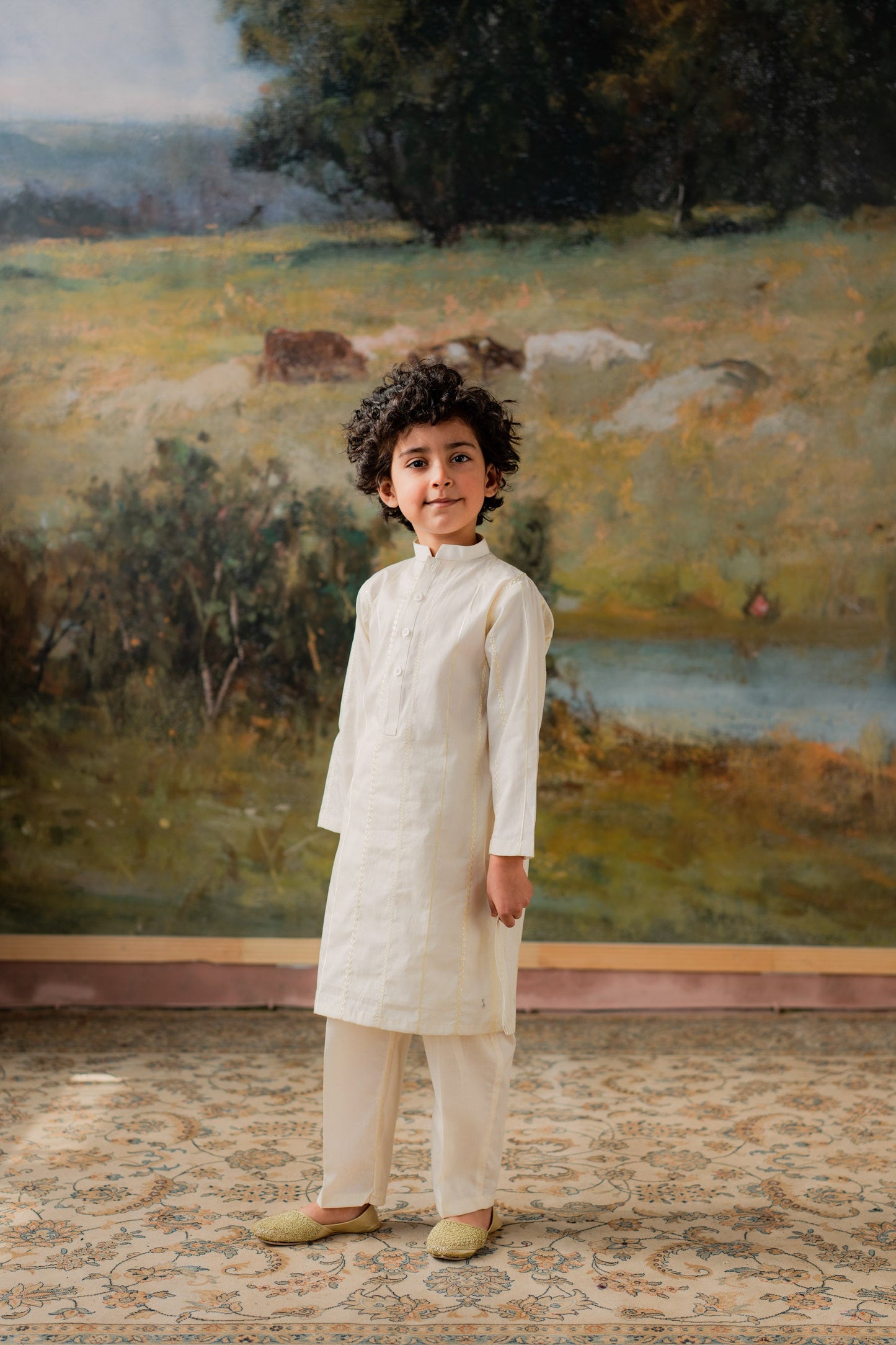 KKB-216 - by Maria Faisal - Registered Vendor of : Kastoor Kids - 100% Original Designer Dress.