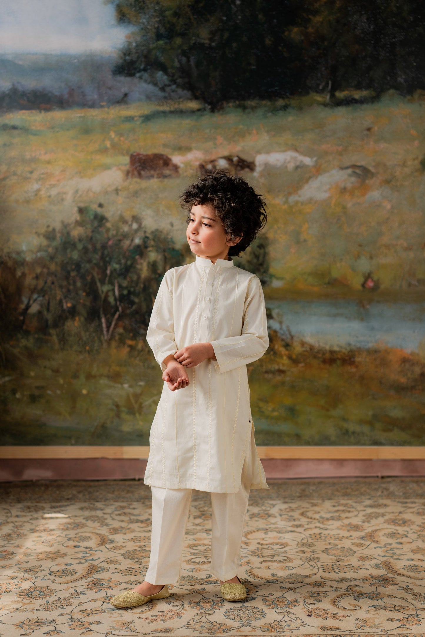 KKB-216 - by Maria Faisal - Registered Vendor of : Kastoor Kids - 100% Original Designer Dress.