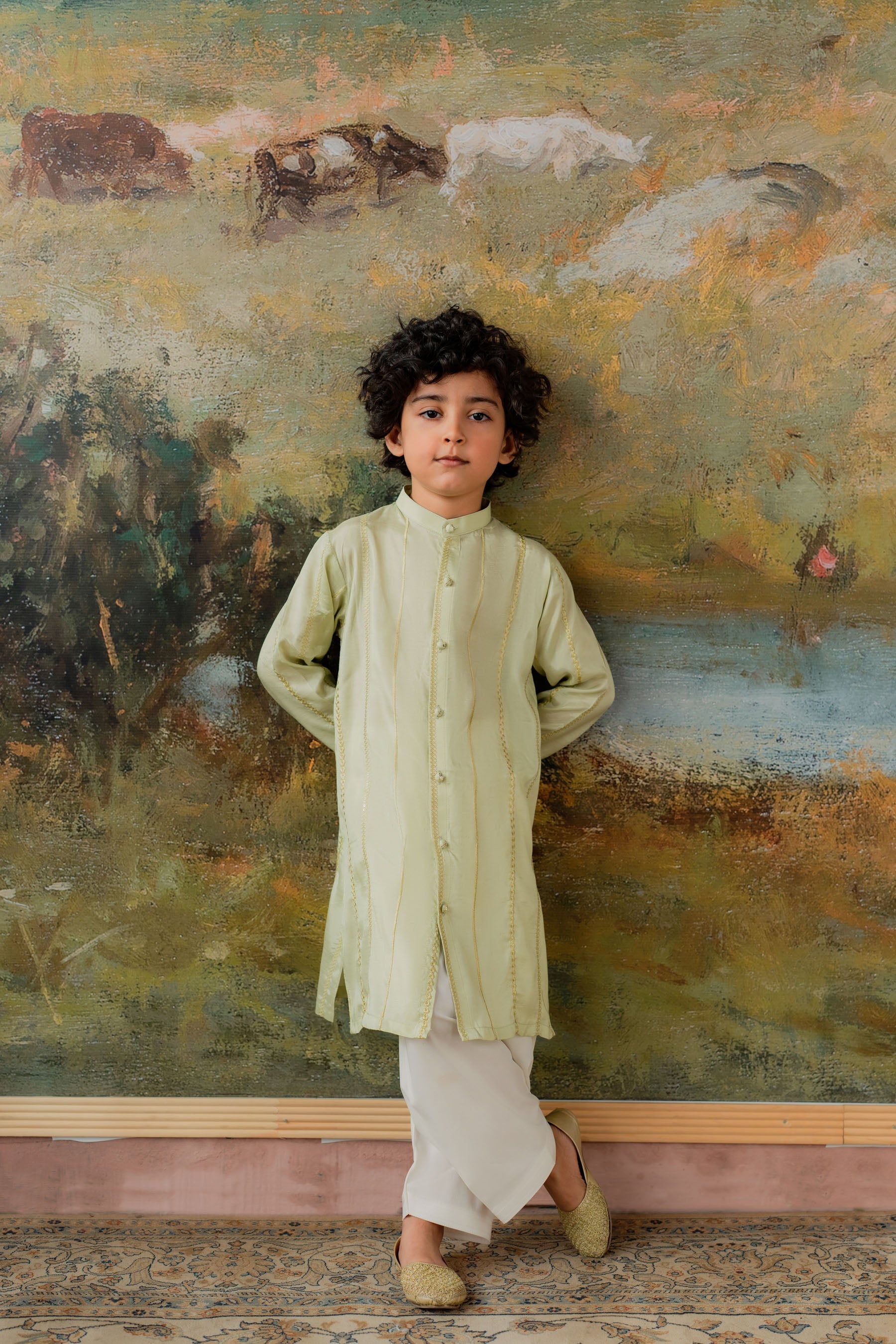 KKB-217 - by Maria Faisal - Registered Vendor of : Kastoor Kids - 100% Original Designer Dress.