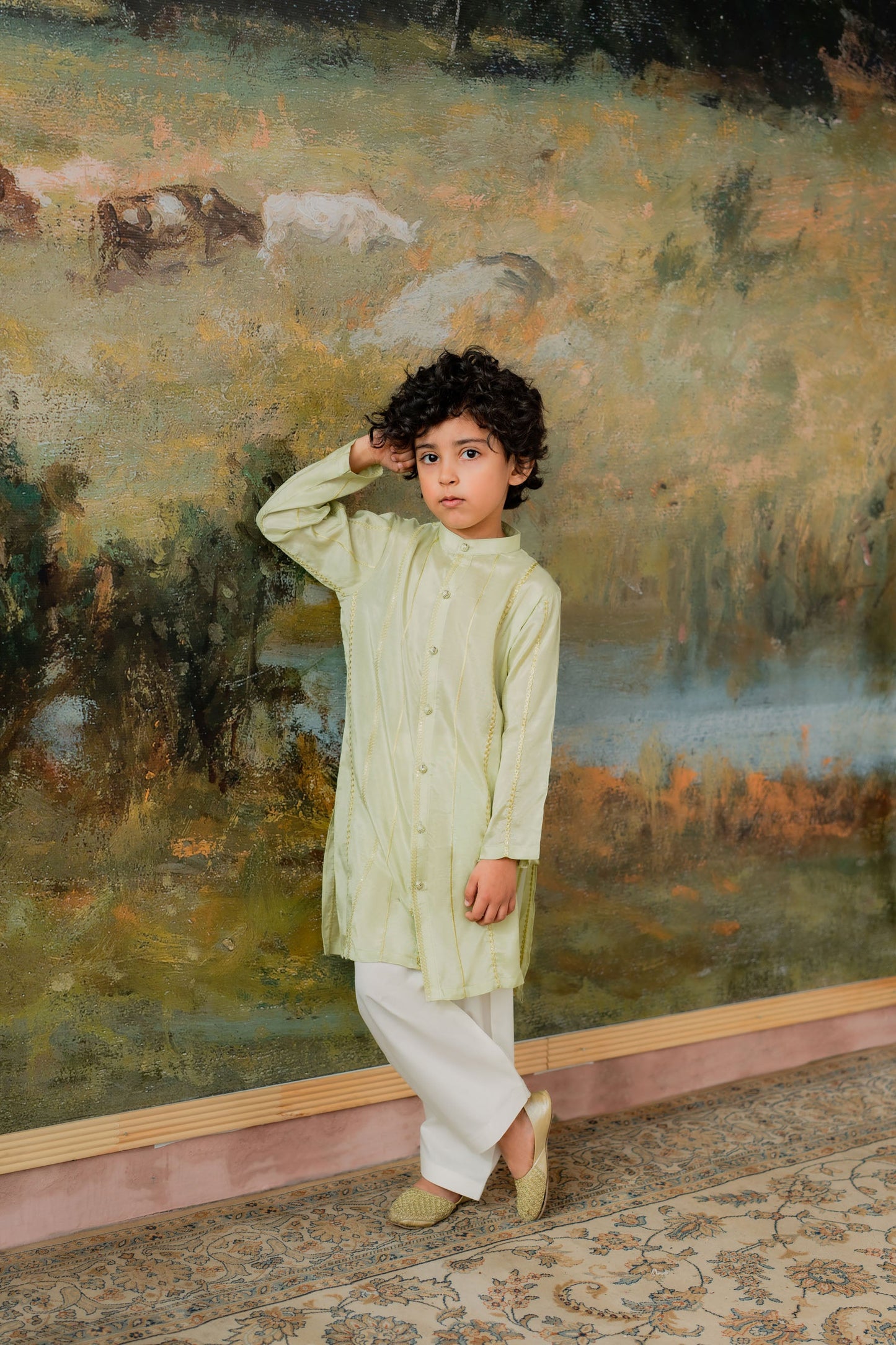 KKB-217 - by Maria Faisal - Registered Vendor of : Kastoor Kids - 100% Original Designer Dress.