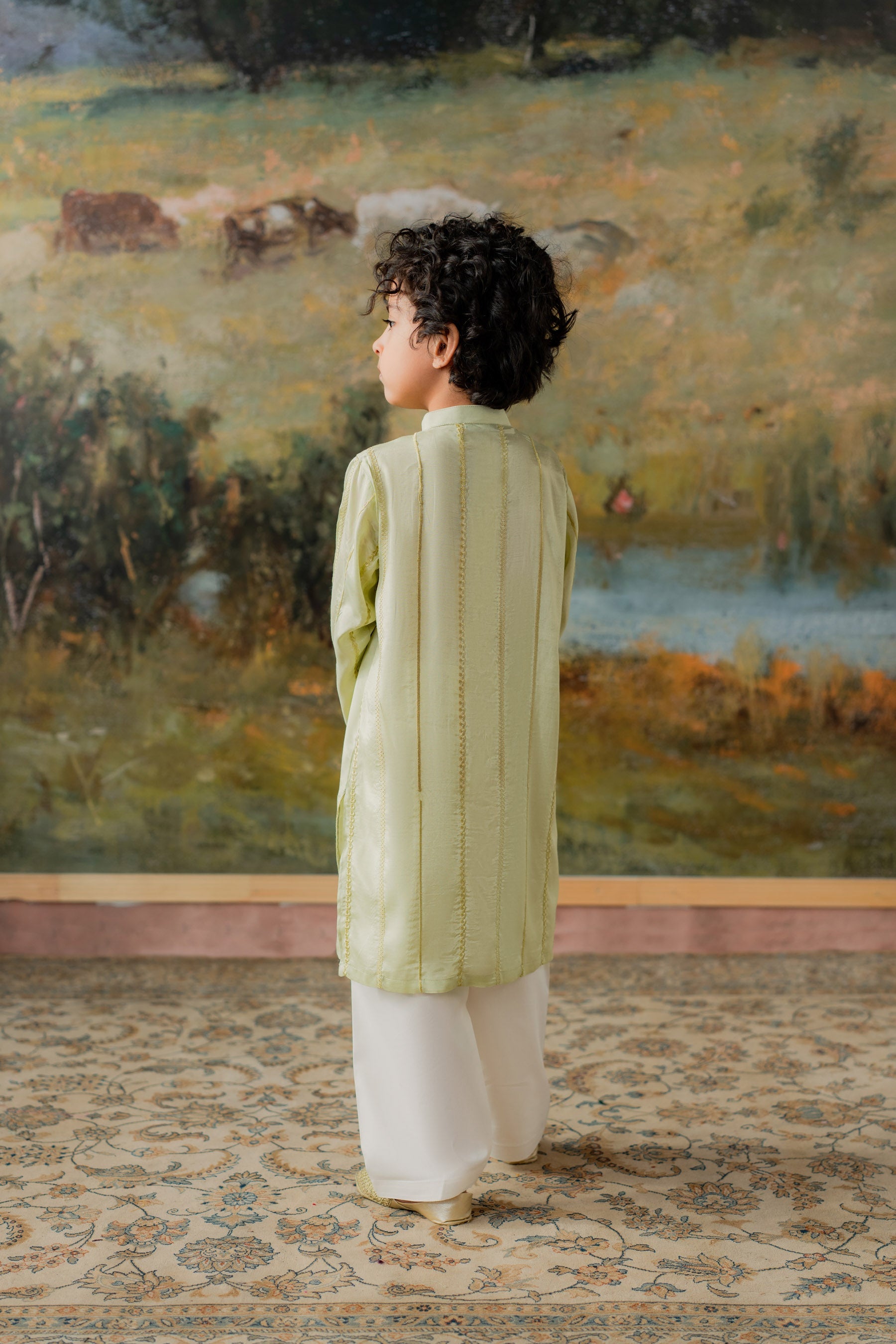 KKB-217 - by Maria Faisal - Registered Vendor of : Kastoor Kids - 100% Original Designer Dress.