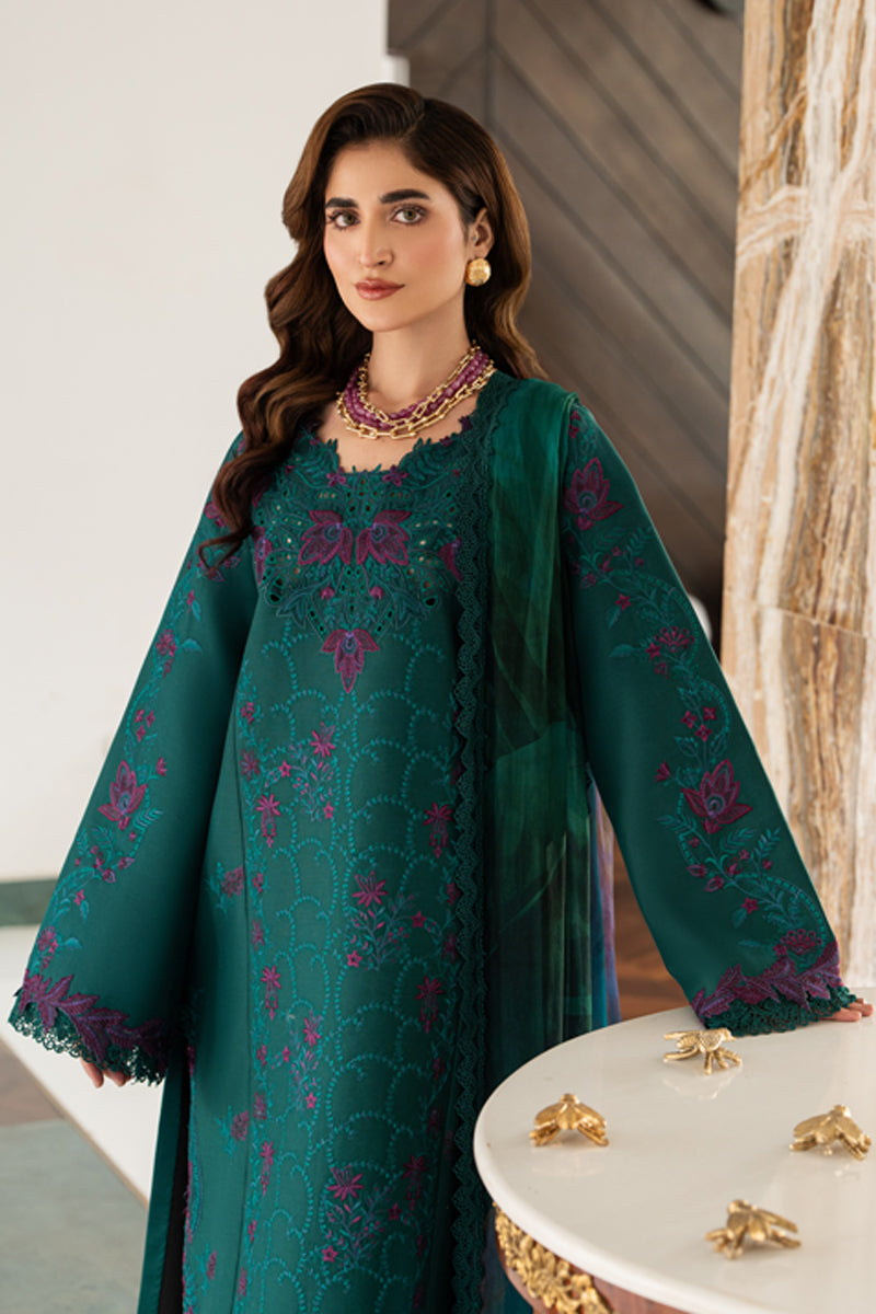Rangrasiya | Carnation Eid Edit 26 | Keya - Luxury Dress - available at Maria Faisal in UK and USA.