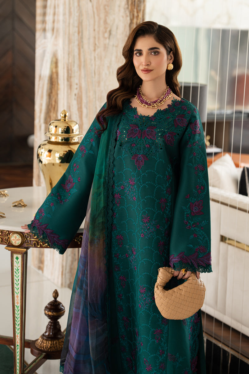 Rangrasiya | Carnation Eid Edit 26 | Keya - Luxury Dress - available at Maria Faisal in UK and USA.