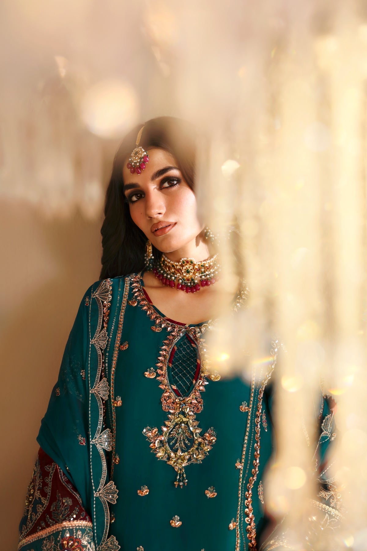 Alizeh | Reena Wedding Formals | AF-HM-4024-KHIVA - Designer Dress with Intricate embroidery and embellishments. Shop elegent wedding dress at Maria Faisal.