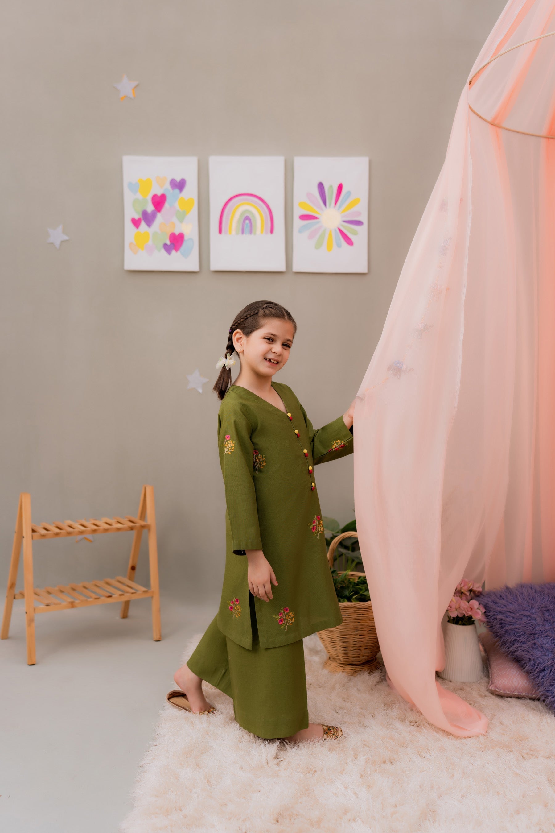 KKG-103 - by Maria Faisal - Registered Vendor of : Kastoor Kids - 100% Original Designer Dress.