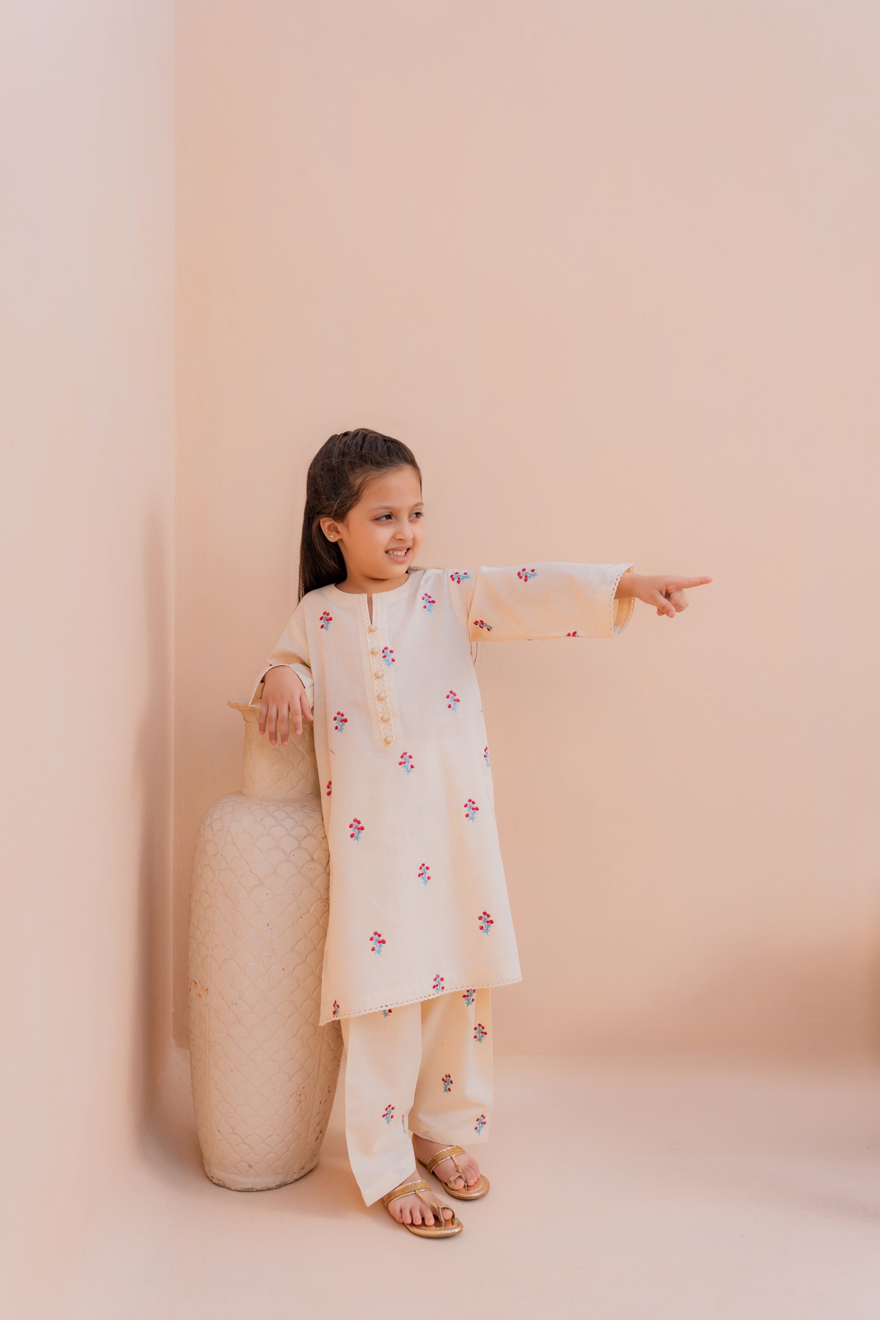 KKG-105 - by Maria Faisal - Registered Vendor of : Kastoor Kids - 100% Original Designer Dress.