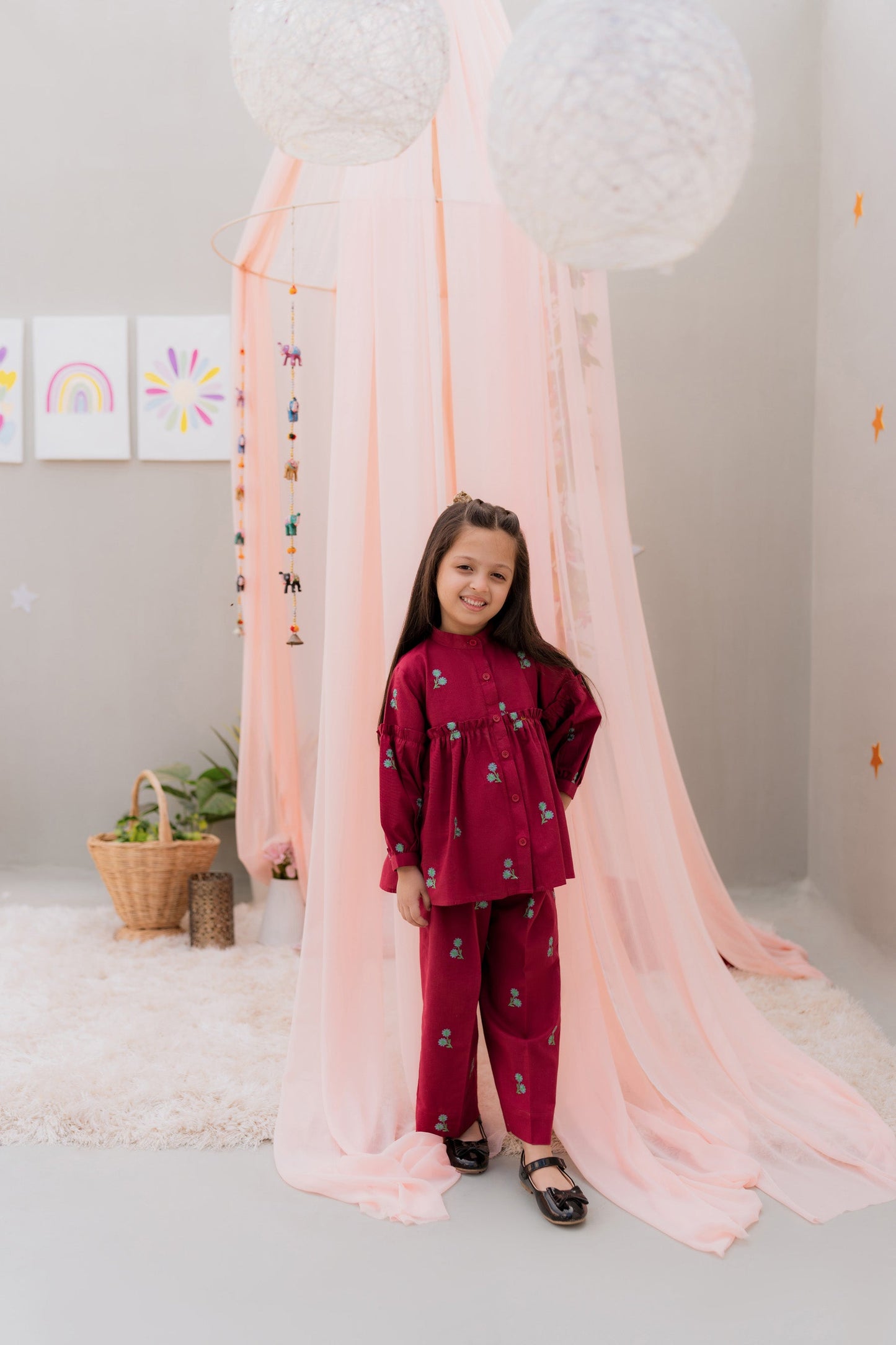 KKG-097 - by Maria Faisal - Registered Vendor of : Kastoor Kids - 100% Original Designer Dress.