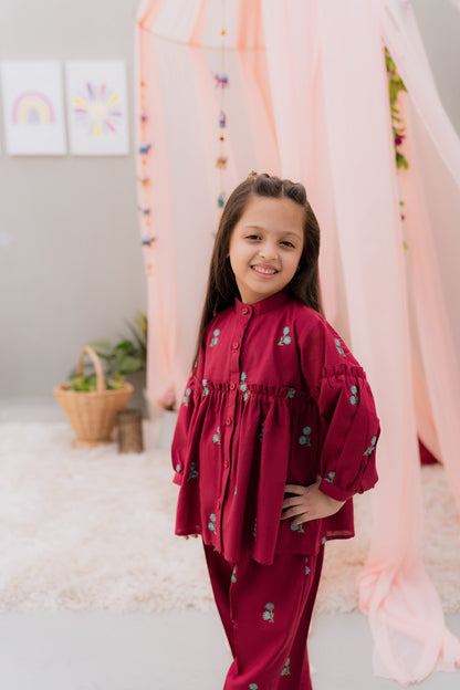 KKG-097 - by Maria Faisal - Registered Vendor of : Kastoor Kids - 100% Original Designer Dress.