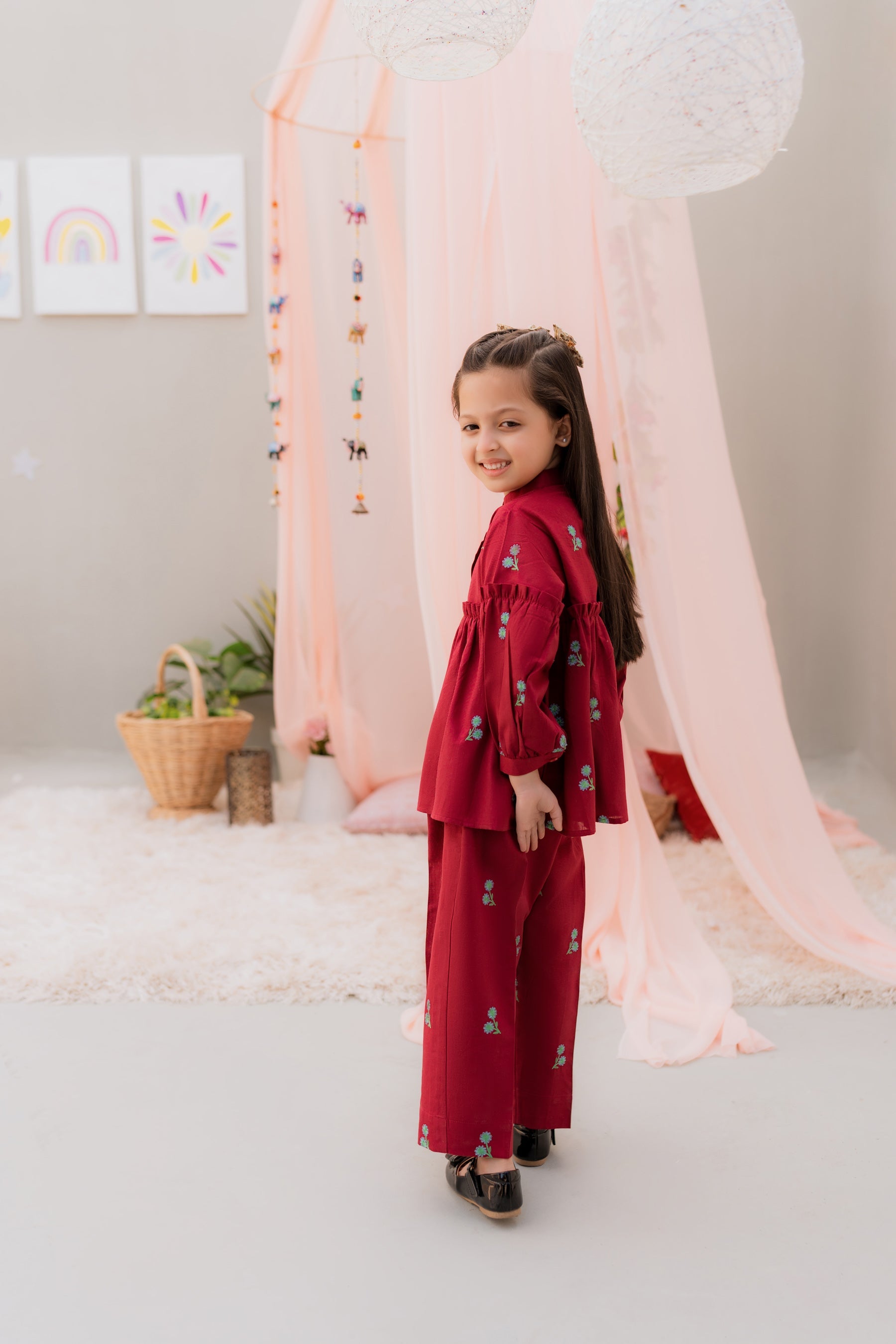 KKG-097 - by Maria Faisal - Registered Vendor of : Kastoor Kids - 100% Original Designer Dress.