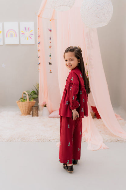 KKG-097 - by Maria Faisal - Registered Vendor of : Kastoor Kids - 100% Original Designer Dress.