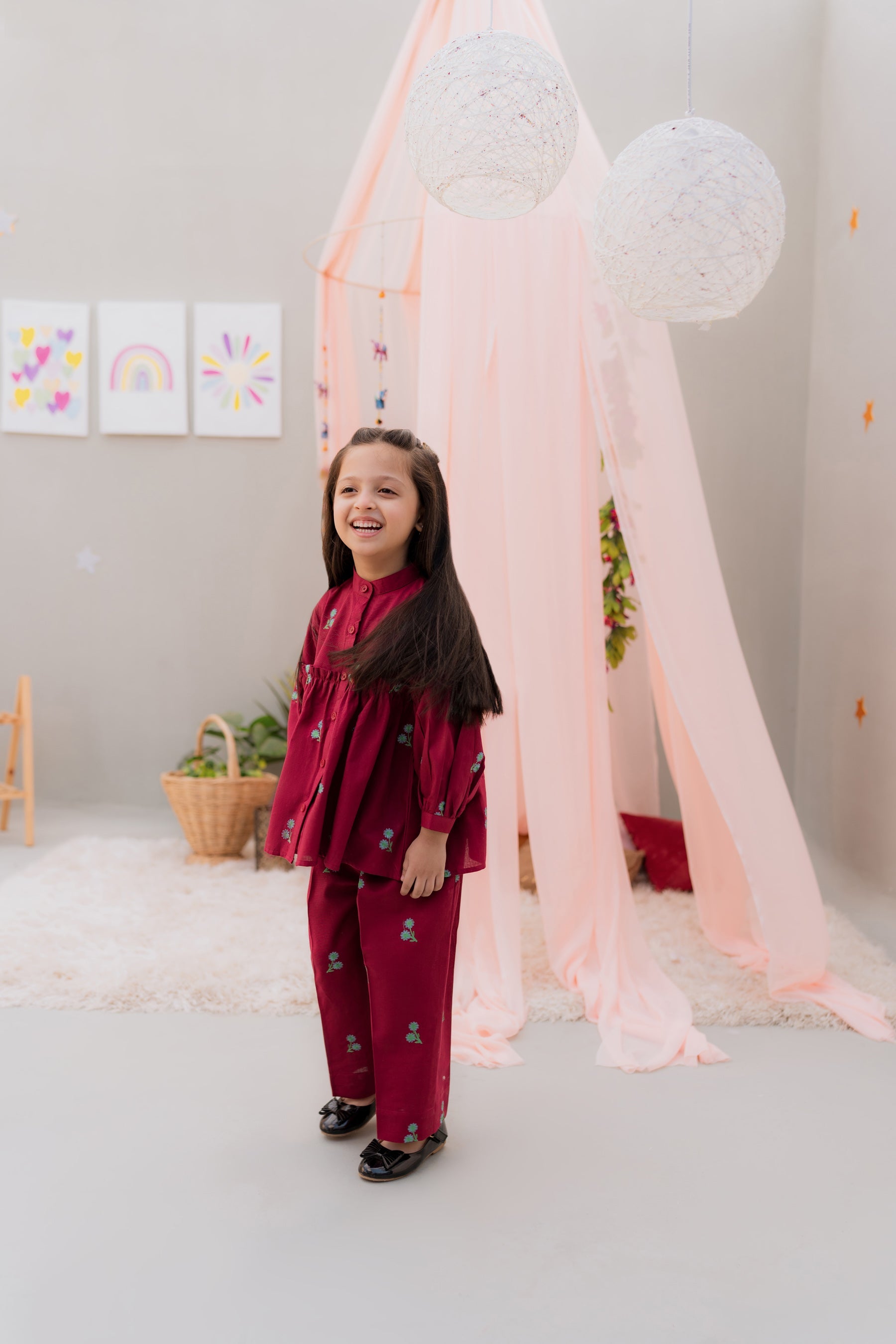 KKG-097 - by Maria Faisal - Registered Vendor of : Kastoor Kids - 100% Original Designer Dress.