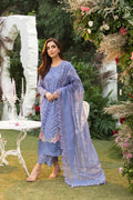Sobia Nazir | Luxury Lawn 25 | 10B - Designer Dress with Intricate embroidery and embellishments. Shop elegent wedding dress at Maria Faisal.