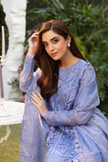 Sobia Nazir | Luxury Lawn 25 | 10B - Designer Dress with Intricate embroidery and embellishments. Shop elegent wedding dress at Maria Faisal.