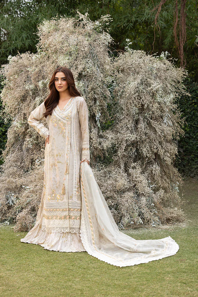 Sobia Nazir | Luxury Lawn 25 | 13b - Casual Dress - available at Maria Faisal in UK and USA.