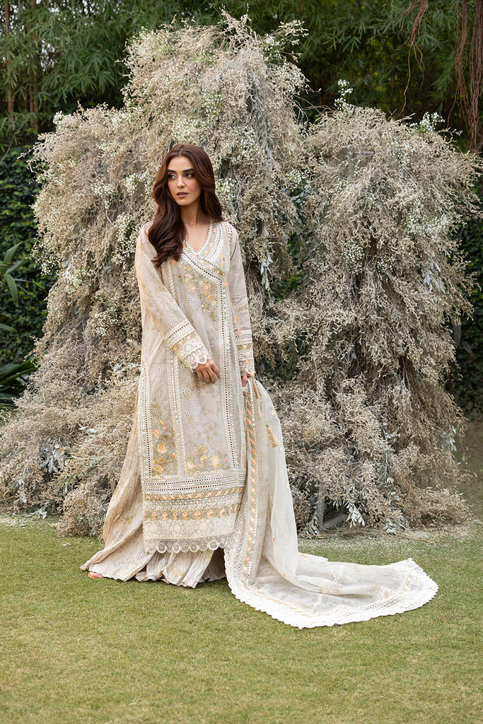 Sobia Nazir | Luxury Lawn 25 | 13b - Casual Dress - available at Maria Faisal in UK and USA.