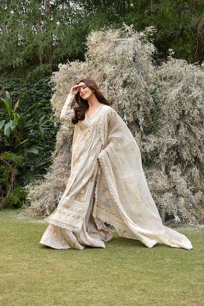 Sobia Nazir | Luxury Lawn 25 | 13b - Casual Dress - available at Maria Faisal in UK and USA.